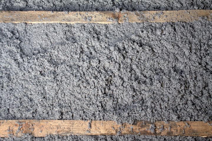 Cellulose isolatie (= papiervlokken)